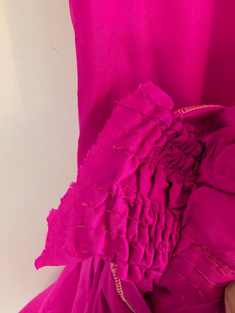 Gem Woman — Fuchsia Ruffle Sleeveless Dress - Picture 9 of 9
